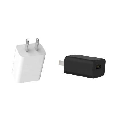 China OEM Portable Custom US Standard 5V2A USA Plug One-Port USB Wall Charger Apple Quick Charging Adapter for sale