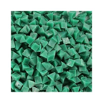 China Media Ideal For Vibrator/Tumbler Metal Vibrator/Tumbler Discount Resin Media Deburring Polishing Plastic Green Abrasive for sale