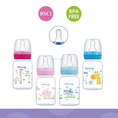 China BPA Free Standard-Neck Baby Bottle 4oz PP for sale