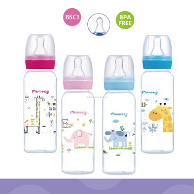 China BPA Free Standard-Neck Baby Bottle 8oz PP for sale