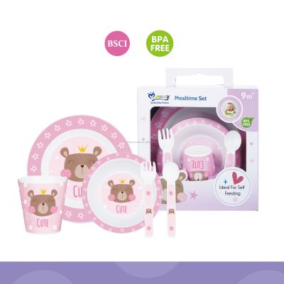 China Momeasy 3PCS PP BPA Free Baby Feeding Set for sale