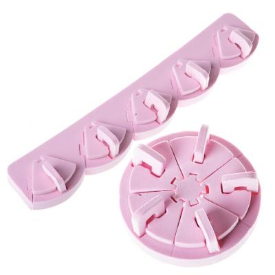 China Wholesale Nail Tips Practice Nail Art Display Seat Removable Nail Art Training Frame Stand Holder ASN-NTF-4 for sale