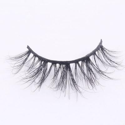 China 15mm Long Real Mink 3d Eyelash Logo Private Label Full Strip Lashes Natural Self Adhesive Fluffy Lashes Best Seller Seller for sale