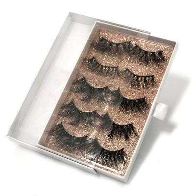 China Hot Selling 15-20 Mm Full Strip Natural Mink Fluffy Soft Eyelash Lashes False Eyelash Case Lashes Boxes Packaging Custom Logo Eyelashes for sale