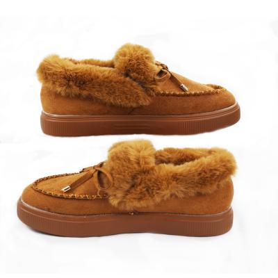 China Hot Selling Fashion Trend Micro-suede Women's Outdoor Slippers Comfortable Fluffy Fur Winter For Women for sale