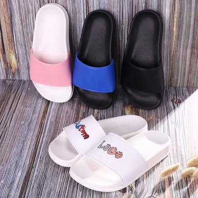 China Custom Fashion Design Summer Beach Plastic Logo PVC Kids Girls Boys Children Anti-Smell Slippers Slippers for sale