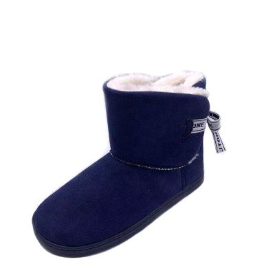 China Comfortable Anti-Smell Faux Fur Plush Scratching Boots Winter Indoor Shoes for sale