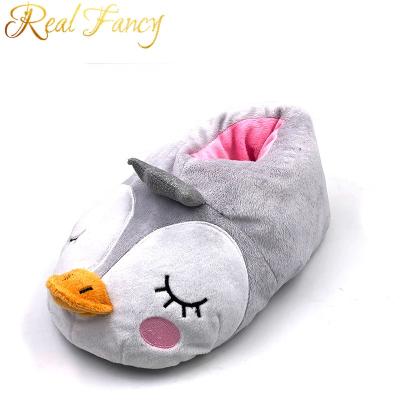 China Fashion Plush Winter Flat Comfortable Cartoon Cute Short House Shoes Indoor Slippers For Women for sale