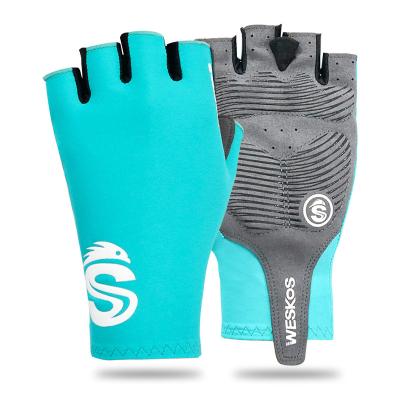 China 2023 New Breathable Men Half-finger No-slip Shockproof Women Bike Bicycle Driving Cycling Gloves JQ28 for sale