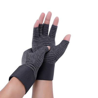 China Unisex With Strap Joint Wrist Brace Carpal Tunnel Relief Hand Compression Arthritis Hand Gloves for sale