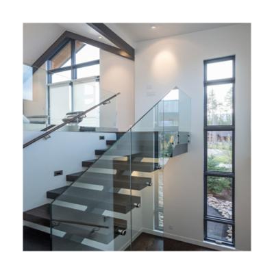 China 304s.S/316s.S Finished Standoff Glass Railing Diamension In 38mm 42mm 50mm Satin Or Mirror Designed for sale