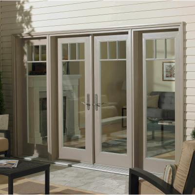 China 5+12A+5 Tempered Glass Entrance Front Door Swing Open Style For Villa/Household Usage for sale