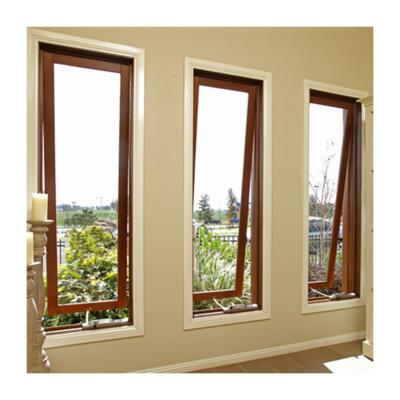 China Anti-Theft Swing Aluminum Glass Window Save Energy Power Coating Surface Treatment for sale