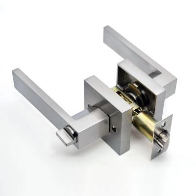 China Tubular Security Hotel Residence Bedroom Lever Lockset Door Lock With 128 Handle for sale