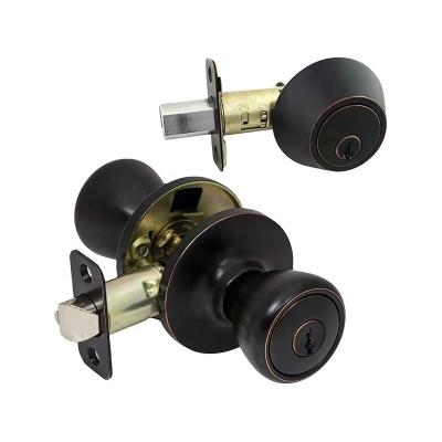 China Apartment Stainless Steel Bathroom Door Ball Knob Lock Set and Handle Ball Knob Door Lock, Bathroom Door Lock and Handle, Stainle for sale