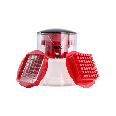 China Viable Vegetable Chopper Shredder Food Cutter Cube Vegetable Vegetable And Fruit Cutter for sale