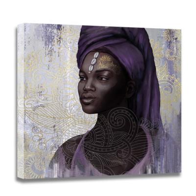 China Dropshipping Materials African Women Body Oil Painting Environmental Beautiful Girls Nude Pictures On Canvas For Home Decor for sale