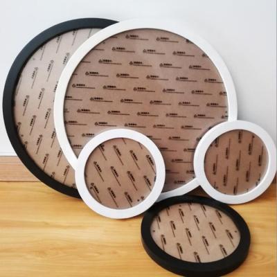 China Environmental Materials Customized Round Shape MDF Photo Wall Picture Frame for sale