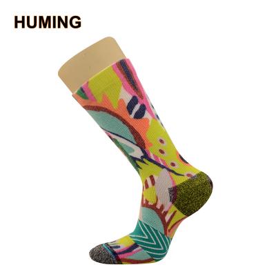 China New Breathable 360 ​​Degree Digital Printing Seamless Socks for sale