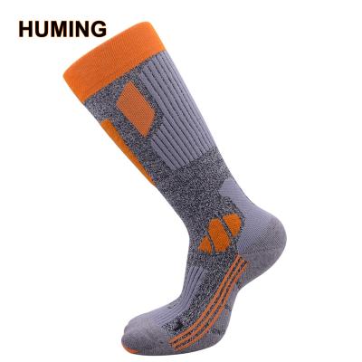 China Antibacterial Professional Factory Outdoor Trekking Rise Socks Cushioned Thick Terry Skiing Socks for sale