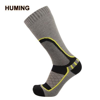 China Antibacterial Cushioned Wool Blend Wool Socks Merino Rise for sale