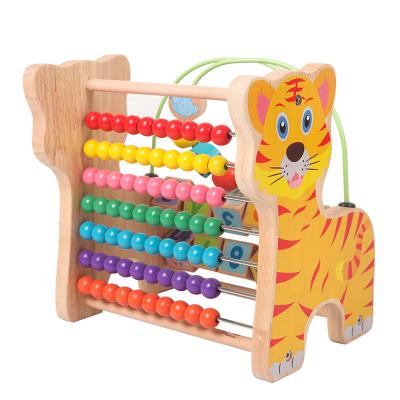 China Rod plays wooden puzzles Brain Teasers Wooden Abacus DN-601 for sale