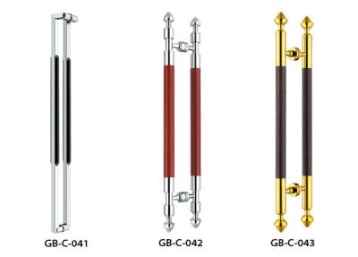 Chine Facile installez les poignées de tube d'acier inoxydable avec la combinaison en bois et inoxydable d'imitation à vendre