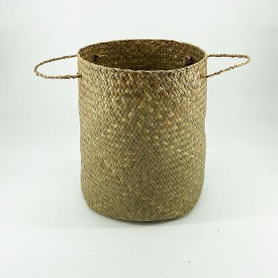 China Eco-friendly Handmade Woven Natural Vegetable Plankton Storage Baskets For Home Decoration for sale