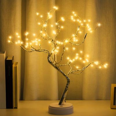 China Lighting Decoration Led Xmas Ihomemix Christmas Tree Lights Night Light Usb Firefly Tree Lamp For Home Wedding Party Decorations Touch Tree Lamp for sale