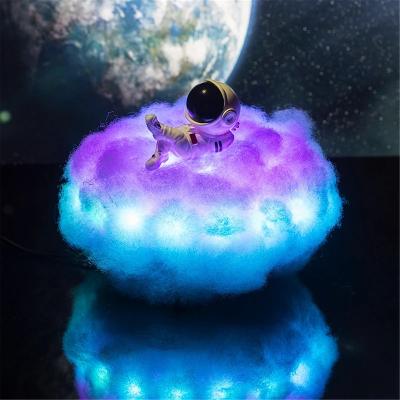 China Ihomemix Modern Rainbow Effect LED Clouds USB Power Night Light Astronaut Lamp With Remote Control for sale