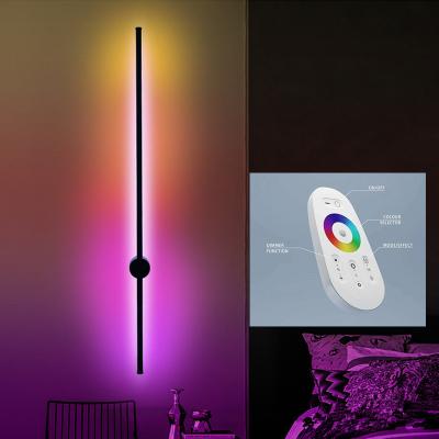 China Lighting Works 62cm RGB USB Decor Ambience Nordic Modern Minimalist Lamps Indoor Night Light Wall Light Led Wall Lamps With Outdoor for sale