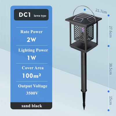 China Ipx4 Mosquito Killer Viable Waterproof Lawn Light LED USB Charging Working 12 Hours Pest Control Light Sunlight for Garden for sale