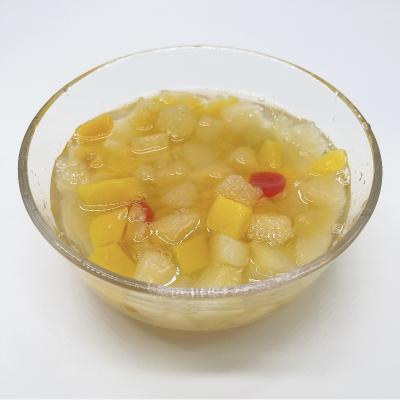 China High quality canned canned fruit cocktail OEM 3000g canned fruit cocktail taste five kinds fruit in syrup for sale