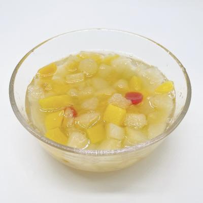 China Hg Organic Low Fat Factory Price Using 5 Different Fruit Fresh Fruit Canned Fruit Salad OEM 820g In Syrup for sale