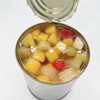 China Good Manufacture Low Fat Professional Selling OEM 425g Mixed Peach, Pear, Cherry, Grape and Pineapple Canned In Syrup for sale