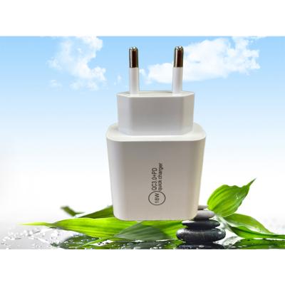 China Mobile Phone Charging OEM/ODM CE Certificate 18W 20 Watt Type C Charging Power Adapter Phone Charger USB-C Wall USB Fast Charger for sale