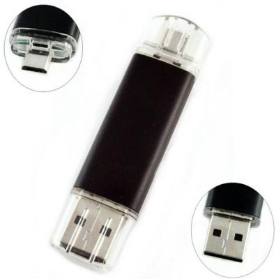 China Metal Flash Drive OTG Pendrive USB 2.0 OTG USB for Smartphone and PC 8GB 16GB for sale