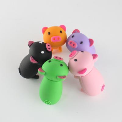 China Lovely Pig Plastic Promotional Gift 2.0PenDrive 2GB 4GB 16GB 32GB Flash Drive PVC USB Drive for sale