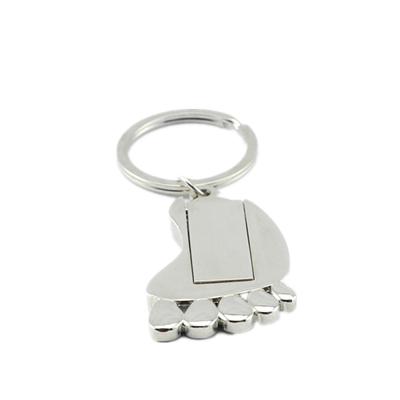 China Real Capacity Mini Gift Metal Foot Shape USB Drive Memory Flash Stick 4GB 8GB 16GB 32GB 64GB for sale