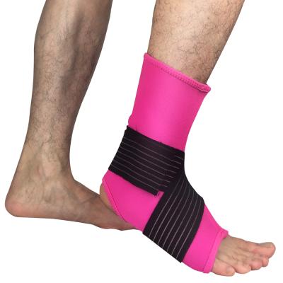 China Hot Selling Performance Support Foot Compression Nylon Elastic Breathable Ankle Brace For Sports for sale