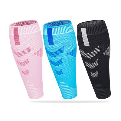 China OEM Breathable Logo Calf Protector Elastic Woven Custom Made Adjustable Elasticity No Deformation Compression Comfortable Calf Protector for sale