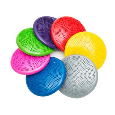 China MASSAGE 33cm Durable Inflatable Yoga Massage Ball Pad Balance Disc for sale