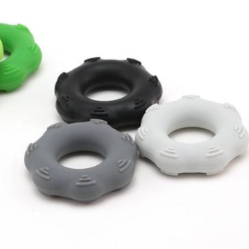 China Silicone Wrist Power Enhancer Silicone Hand Grip Ring Finger Training Equipment for sale