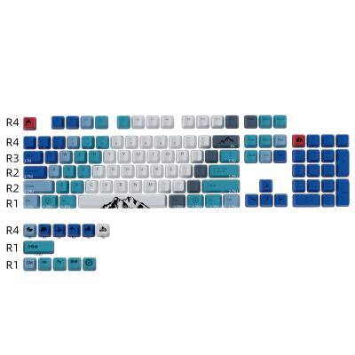 China PBT Keycaps HZGAMER Mechanical Keyboard Buttons Keycap Replace Keycap For Birthday Gift, 116keys Dye Sublimation OEM Profile PBT Keycap for sale