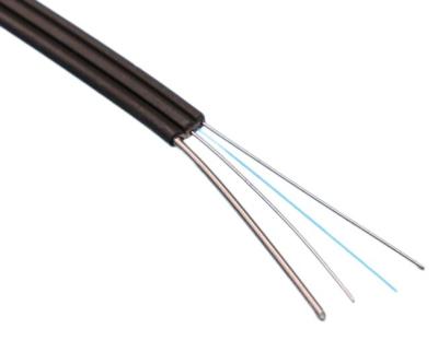 China 2 Core Singlemode Fiber Optic Drop Cable 9/125 G657A1 LSZH For Outdoor Application for sale