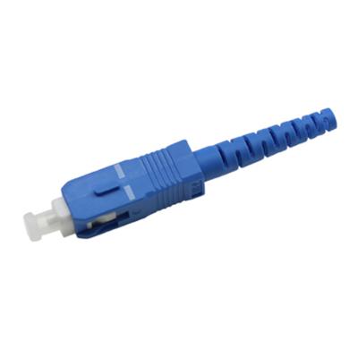 China SC UPC Fiber Optic Connector Simplex 2.0mm Single Mode Fiber Connector for sale