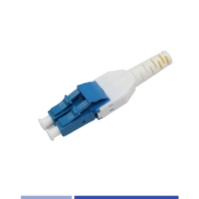 China Uniboot Duplex 3.0mm Fiber Optic Connector LC UPC Single Mode Fibre Connector for sale