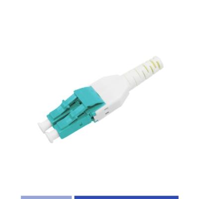 China Uniboot LC UPC Fiber Connector OM3 Duplex 3.0mm High Precision Lightweight for sale