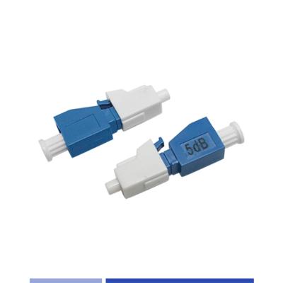 China Waterproof LC UPC Attenuator Singlemode 5dB Easy Installation Safety Operation for sale