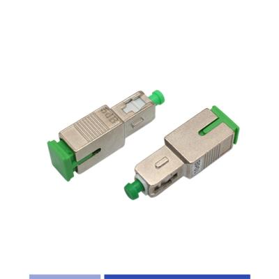 China Atenuador de fibra óptica de macho a hembra SC APC Atenuador de modo único 10dB en venta